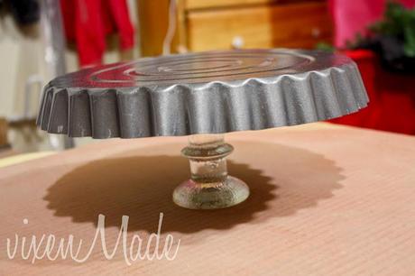 DIY Fluted Cake Plate