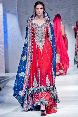 Stunning Bridal dresses 2012 by Zainab Sajid in PFW
