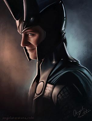 Loki Speedpainting on Youtube by Angela-T of deviantART | The Avengers | Tom Hiddleston