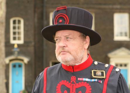 Beefeater at the Tower of London -- the Ravenmaster