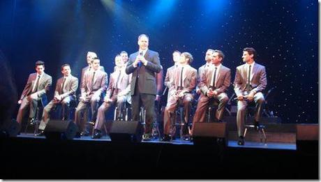 Lou Manfredini and the 12 Tenors at the Riverfront Theater in Chicago
