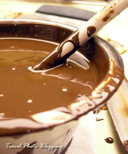 Chocolate making class in Perugina