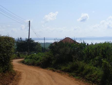 View of Lake Victoria from Bukasa, a few kilometres south of Kampala City