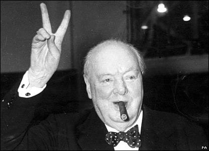 This Mum Rocks Monday Motivator picture of Winston Churchill