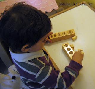 Montessori inspired activities for my 27 month old