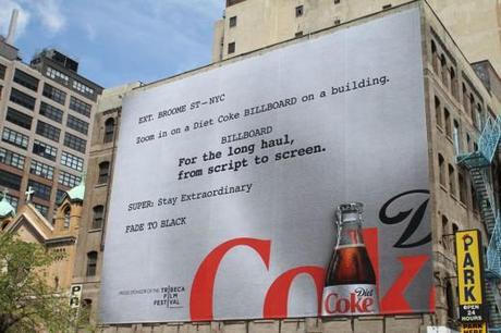 Diet Coke Tribeca Film Festival Billboard by Wieden + Kennedy