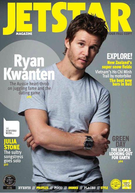 Ryan Kwanten Featured in the Latest Issue of Jetstar Magazine