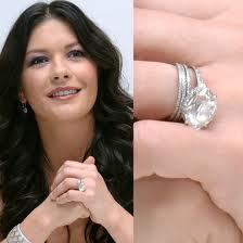 Catherine Zeta-Jones engagement ring from Michael Douglas