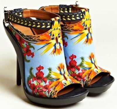 Shoe of the Day | Givenchy Birds of Paradise Open Toe Stilettos