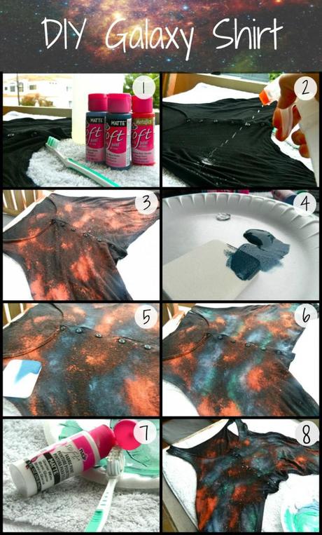 DIY Galaxy Shirt 