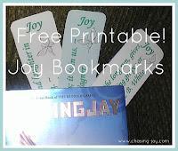 Free Printable: Joy Bookmarks