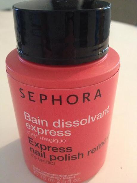 Sephora Express Nail Polish Remover / Bain Dissolvant Express