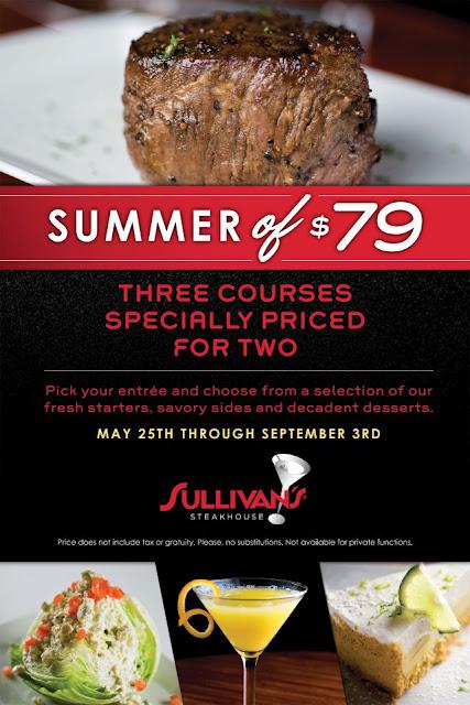 Experience the Summer of '79 at Sullivan's Steakhouse