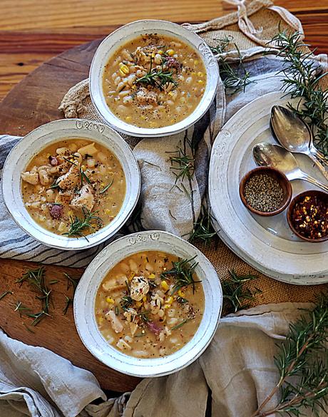 rosemary white chicken chili