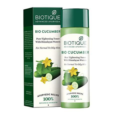 Biotique Bio Cucumber Pore Tightening Toner With Himalaya Waters (Price – Rs. 175)