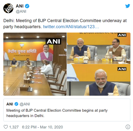 bjp central election committee 