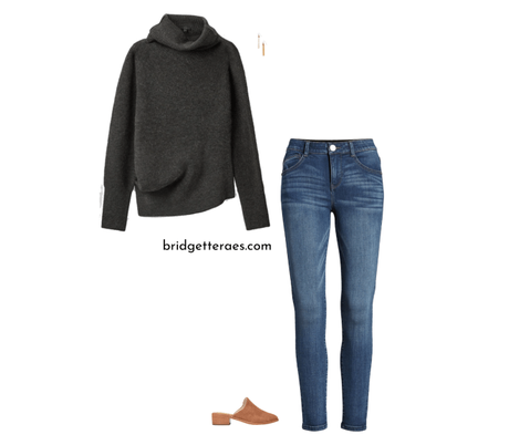 Transitional Style: Sweaters and Flats Looks