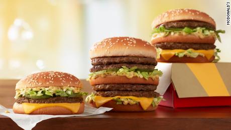 McDonald’s is selling a new Big Mac with four patties McDonald’s is selling a new Big Mac with four patties