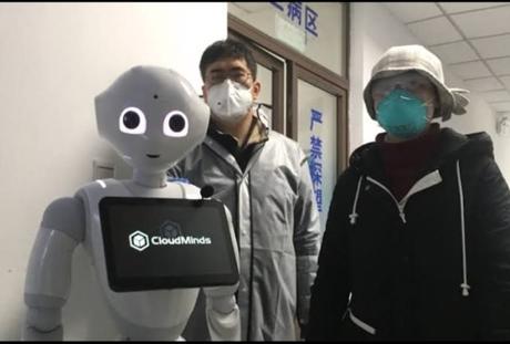 See Photos Of Robots Spraying Disinfectant And Fighting Coronavirus