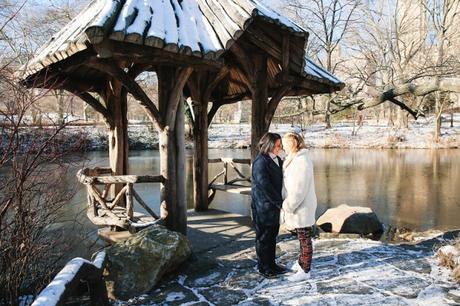 Alwena and Amanda’s Elopement at Wagner Cove in December