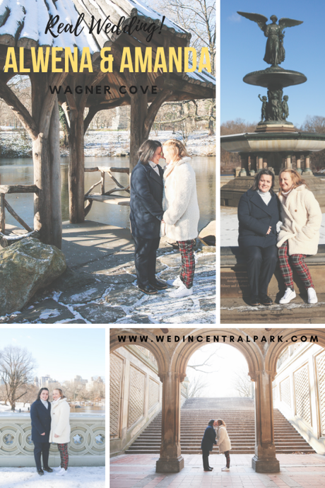 Alwena and Amanda’s Elopement at Wagner Cove in December