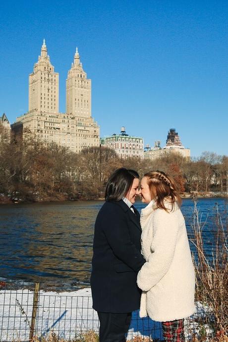 Alwena and Amanda’s Elopement at Wagner Cove in December