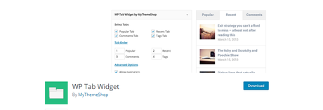 WP Tab Widget For WordPress WP Tab Widget For WordPress