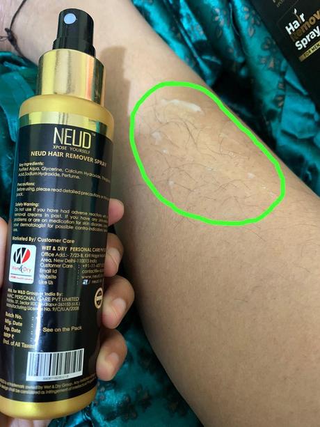 Neud Hair Remover Spray: Review