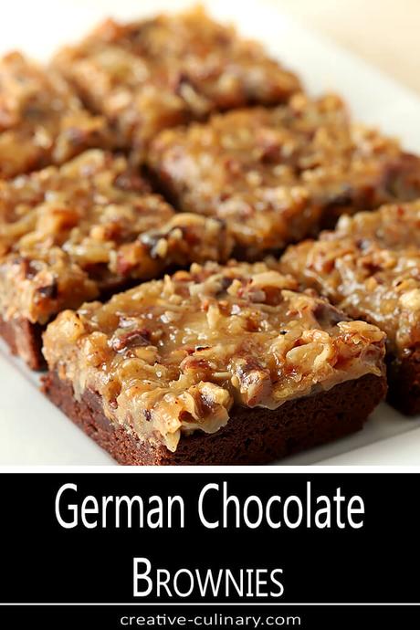 German Chocolate Brownies Recipe