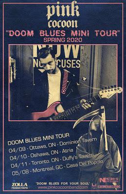 Doom Blues PINK COCOON Updates Canadian Tour Dates