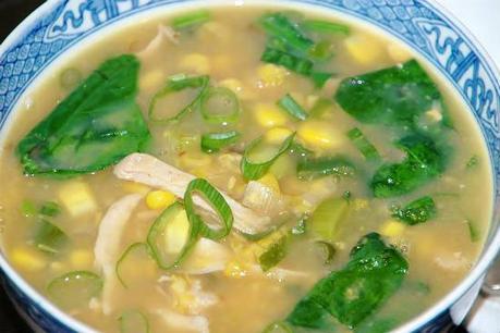 Sweet Corn Chicken Soup