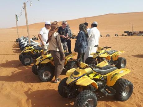 Quad Biking in Saudia Arabia on The Sand Dunes Near Shaqra Quad Biking in Saudia Arabia on The Sand Dunes Near Shaqra