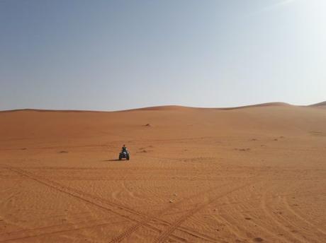 Quad Biking in Saudia Arabia on The Sand Dunes Near Shaqra Quad Biking in Saudia Arabia on The Sand Dunes Near Shaqra