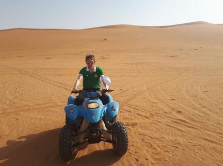 Quad Biking in Saudia Arabia on The Sand Dunes Near Shaqra Quad Biking in Saudia Arabia on The Sand Dunes Near Shaqra