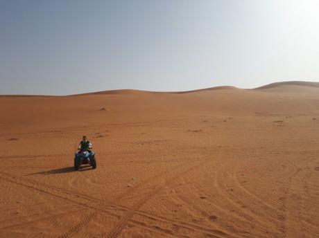 Quad Biking in Saudia Arabia on The Sand Dunes Near Shaqra Quad Biking in Saudia Arabia on The Sand Dunes Near Shaqra