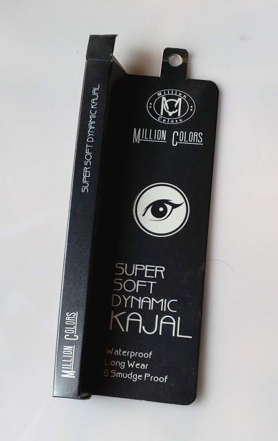 Million Colors Super Soft Dynamic Kajal Water and Smudge Proof Review