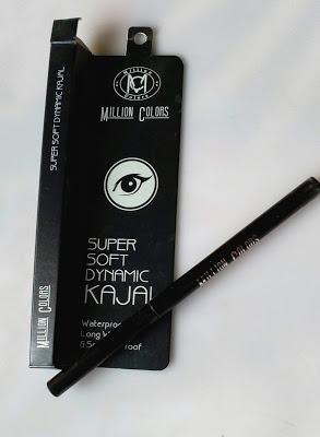 Million Colors Super Soft Dynamic Kajal Water and Smudge Proof Review
