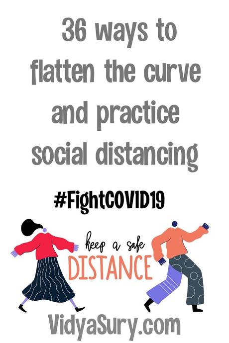 Let’s Flatten the Curve with Social Distancing (36 ways) – Urgent