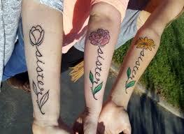 Sister Tattoos For 3 – Find Designs and Ideas For Your Sister’s Tattoos