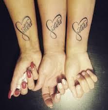 Sister Tattoos For 3 – Find Designs and Ideas For Your Sister’s Tattoos