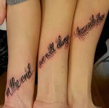 Sister Tattoos For 3 – Find Designs and Ideas For Your Sister’s Tattoos ...