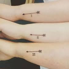 Sister Tattoos For 3 – Find Designs and Ideas For Your Sister’s Tattoos