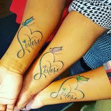 Sister Tattoos For 3 – Find Designs and Ideas For Your Sister’s Tattoos