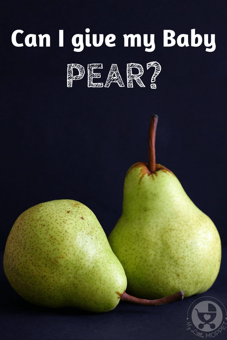 Everyone loves a nice, juicy pear! With lots of health benefits, every Mom wonders: Can I give my Baby Pear? Find out how and when your baby can have pear.