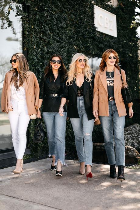 Chic at Every Age // How to Wear a Leather Blazer