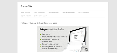 Free And Premium Sidebar Plugins For WordPress kakapo