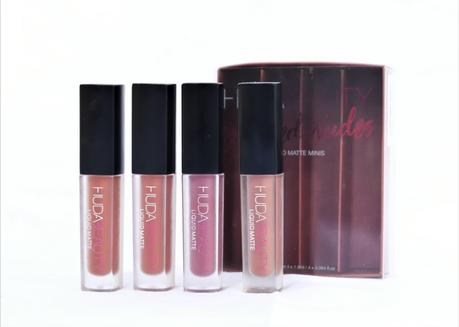 Huda Beauty Liquid Matte Minis Review & Swatches