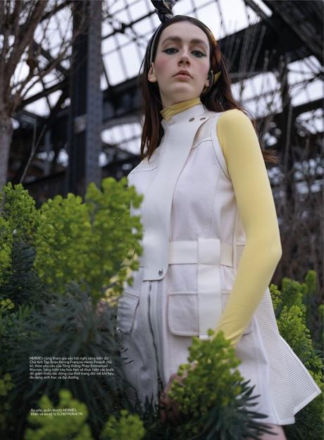 Eco-Centric for ELLE with Model Parker Wales by Benjamin Kanarek