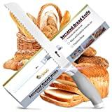 Orblue Serrated Bread Knife Ultra-Sharp Stainless...