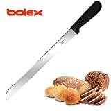 BOLEX 12 Inch Serrated Bread Knife Stainless Steel...
